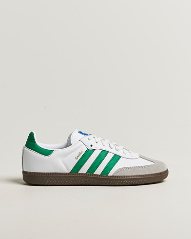 adidas Originals Samba OG Sneaker White/Green – Hvid