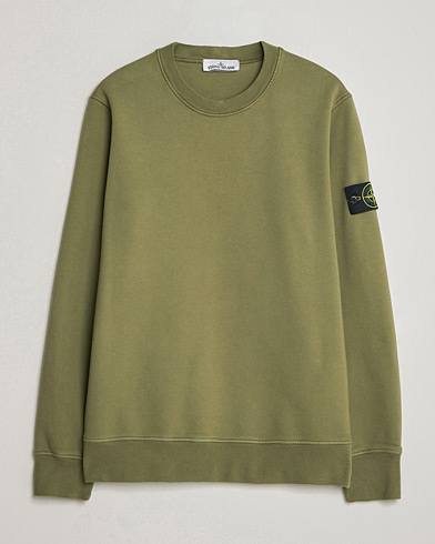 Stone Island Garment Dyed Fleece Sweatshirt Military Green – Grøn