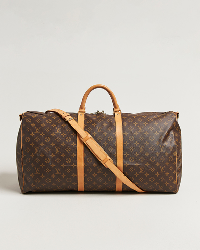 Louis Vuitton Pre-Owned Keepall Bandouilére 60 Monogram – Brun