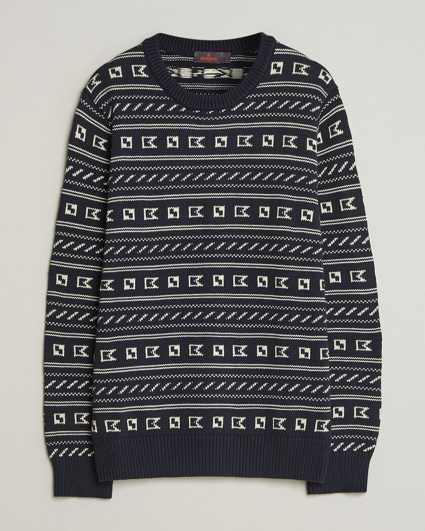 Morris Barrington Oneck Navy – Blå