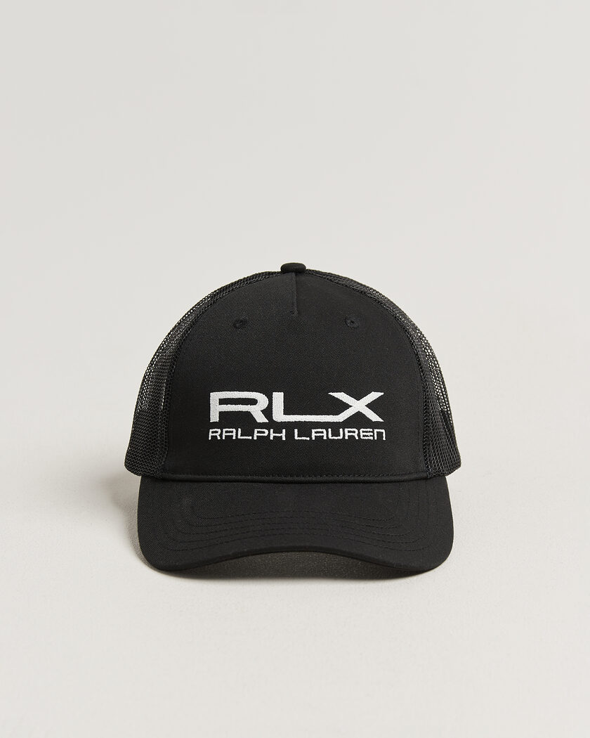 RLX Ralph Lauren Trucker Golf Cap Black – Sort