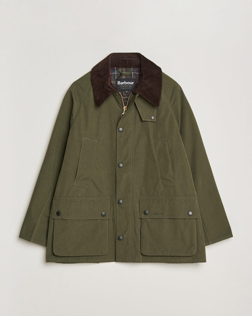 Barbour Heritage Oversized Peached Bedale Jacket Sage – Grøn