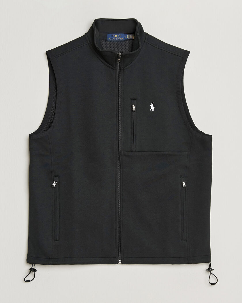 Polo Ralph Lauren Double Knitted Vest Polo Black – Sort