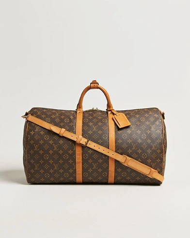 Louis Vuitton Pre-Owned Keepall Bandouliére 55 Monogram – Brun