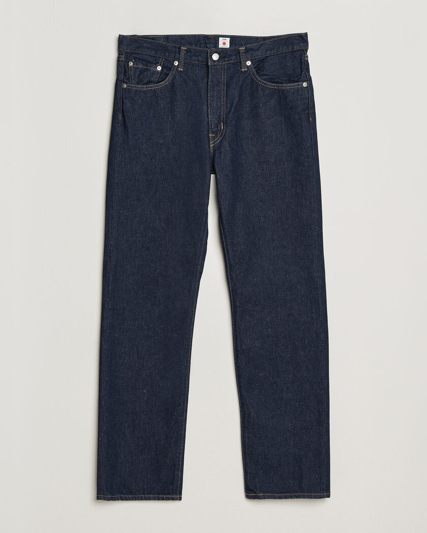EDWIN Regular Straight Jeans Blue Rinsed – Blå