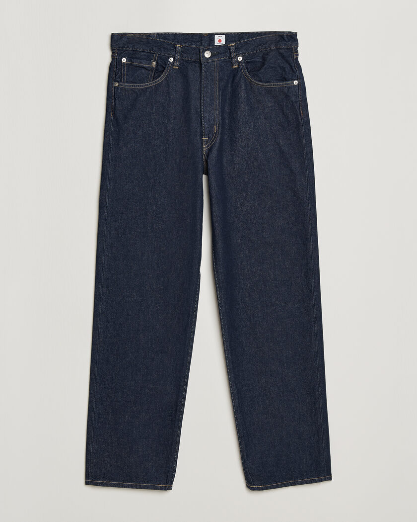 EDWIN Loose Straight Jeans Blue Rinsed – Blå