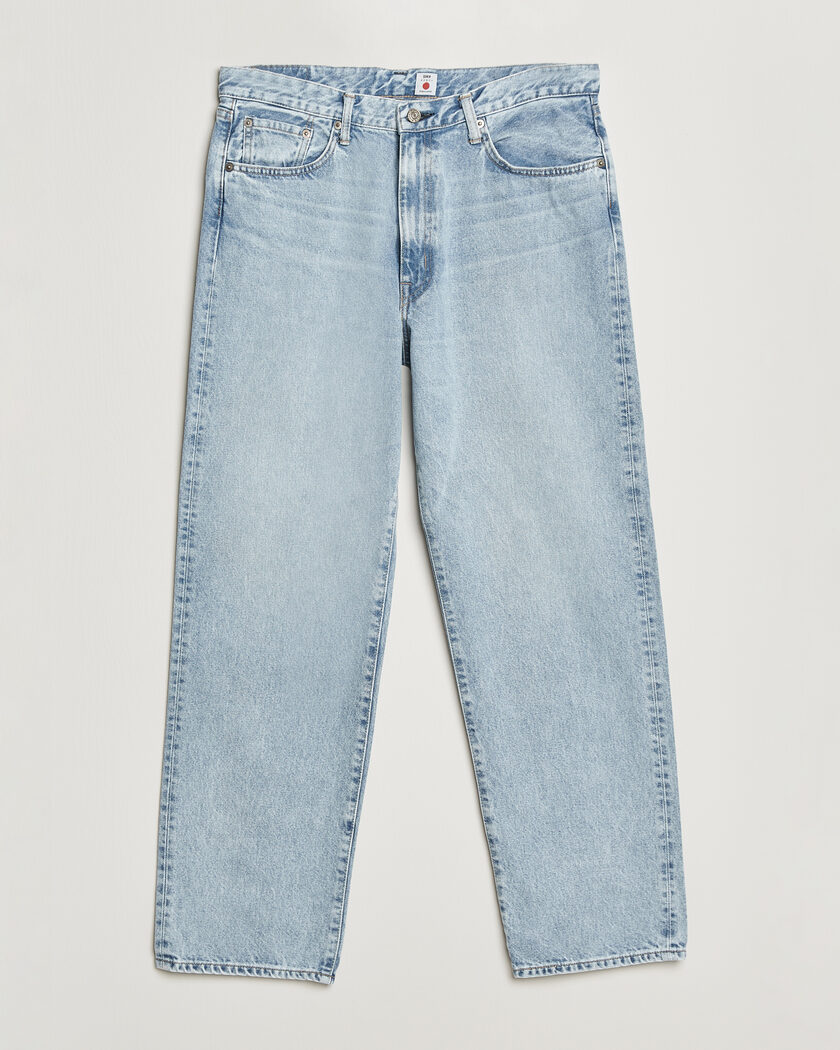 EDWIN Loose Straight Jeans Used Light Blue – Blå