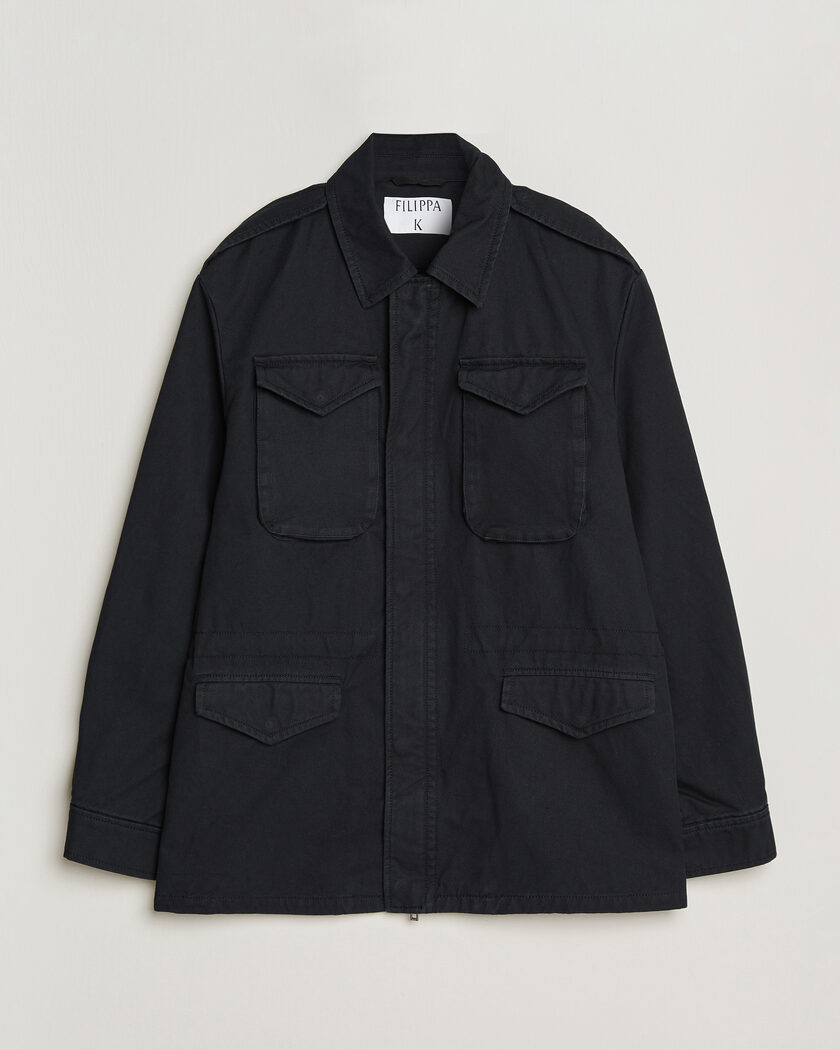 Filippa K Cotton Field Jacket Black – Sort
