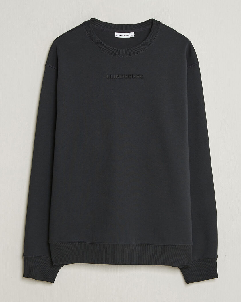 J.Lindeberg Club Crew Neck Black – Sort