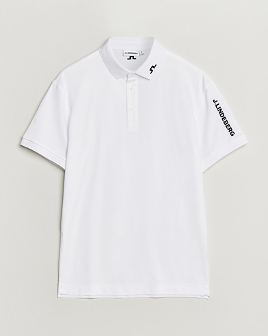 J.Lindeberg Tour Tech Polo White – Hvid