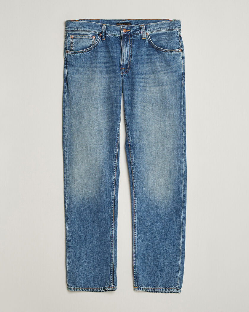 Nudie Jeans Gritty Jackson Jeans Cool Blue – Blå