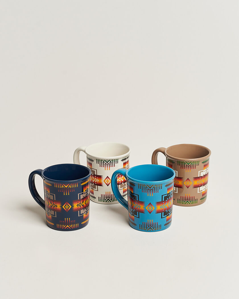 Pendleton 4-Pack Ceramic Mug Set Chief Joseph – Flerfarvet