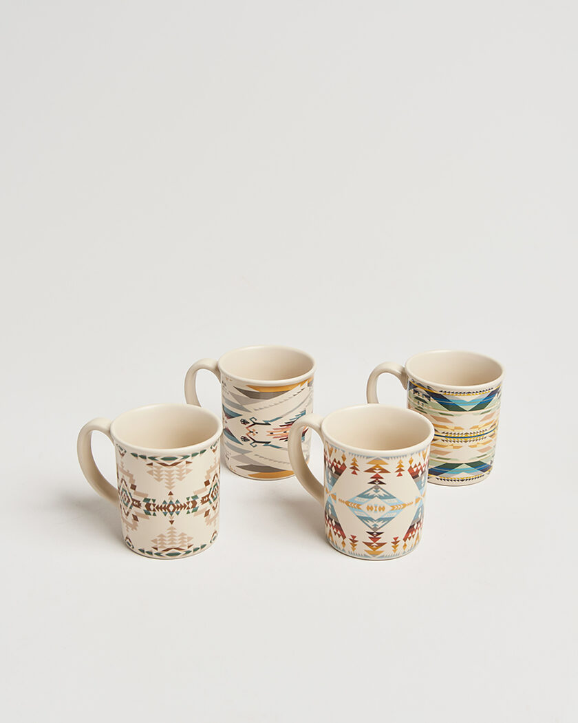 Pendleton 4-Pack Ceramic Mug Set High Desert – Flerfarvet