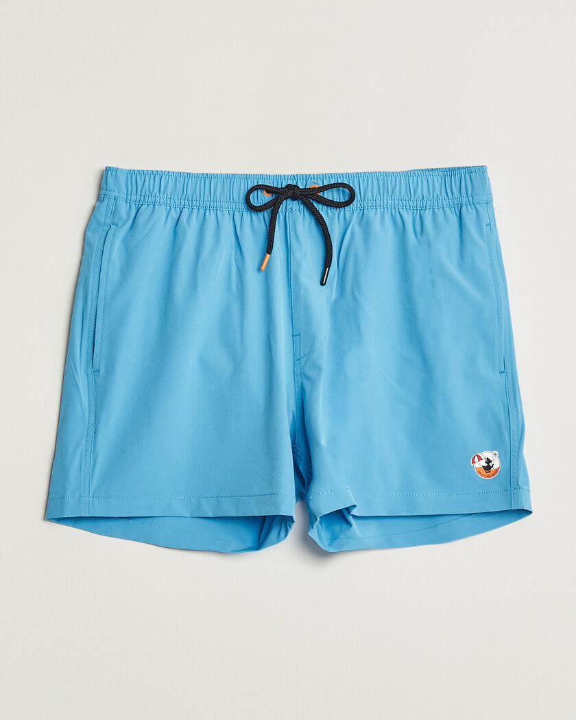 Save The Duck Plain Drawstring Swimshorts Fluo Blue – Blå