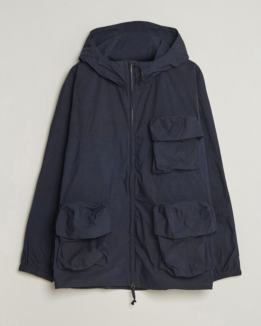 Snow Peak Indigo C/N Parka Navy – Blå