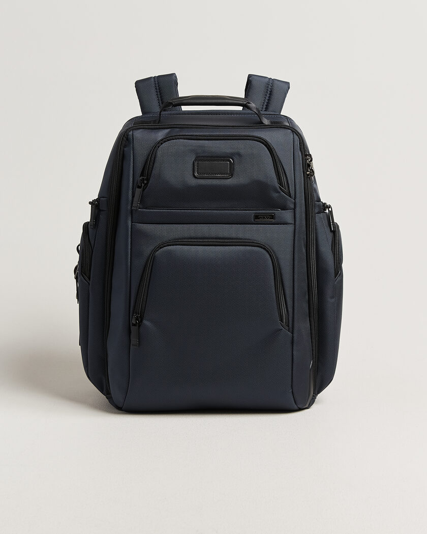 TUMI Alpha 4 Brief Backpack Navy – Blå