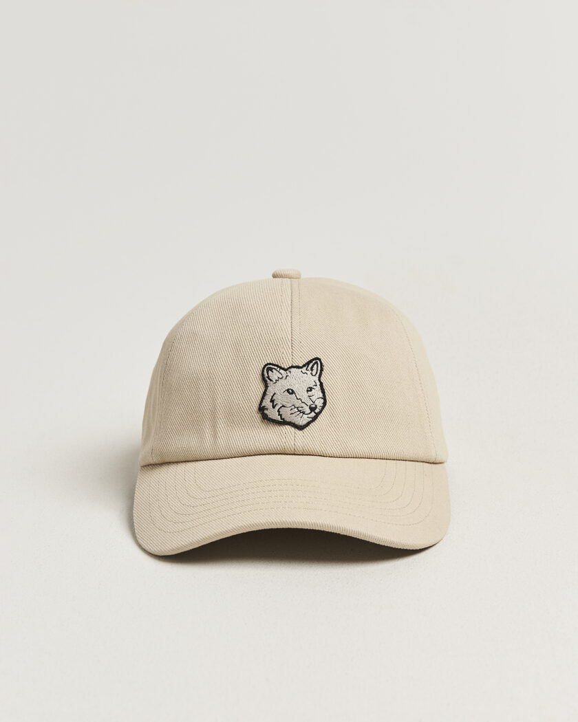 Maison Kitsuné Tonal Fox Head Cap Tea Leaf – Grøn