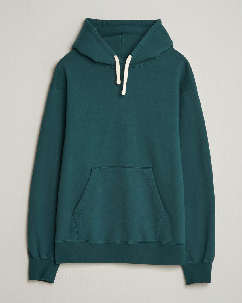 BEAMS PLUS Hooded Sweat Pullover Dark Green – Grøn