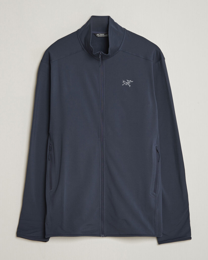 Arc'teryx Kyanite Lightweight Full Zip Black Sapphire – Blå