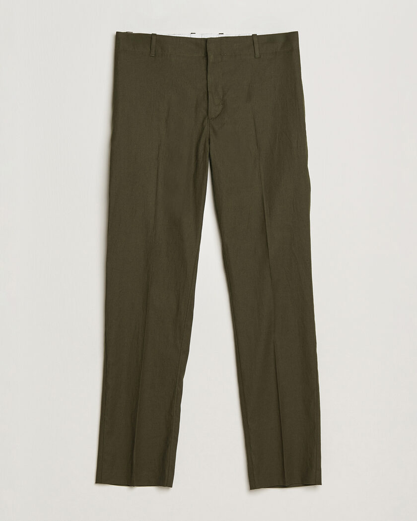 Orlebar Brown Ray Linen Pants Bayleaf Green – Grøn