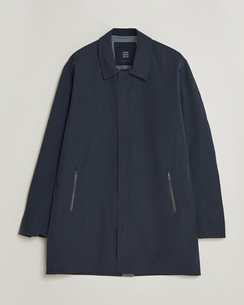 Scandinavian Edition Key II Waterproof Coat Navy – Blå