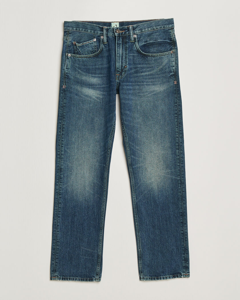 -1 Nordic Denim Regular Fit Jeans Dark Authentic – Blå