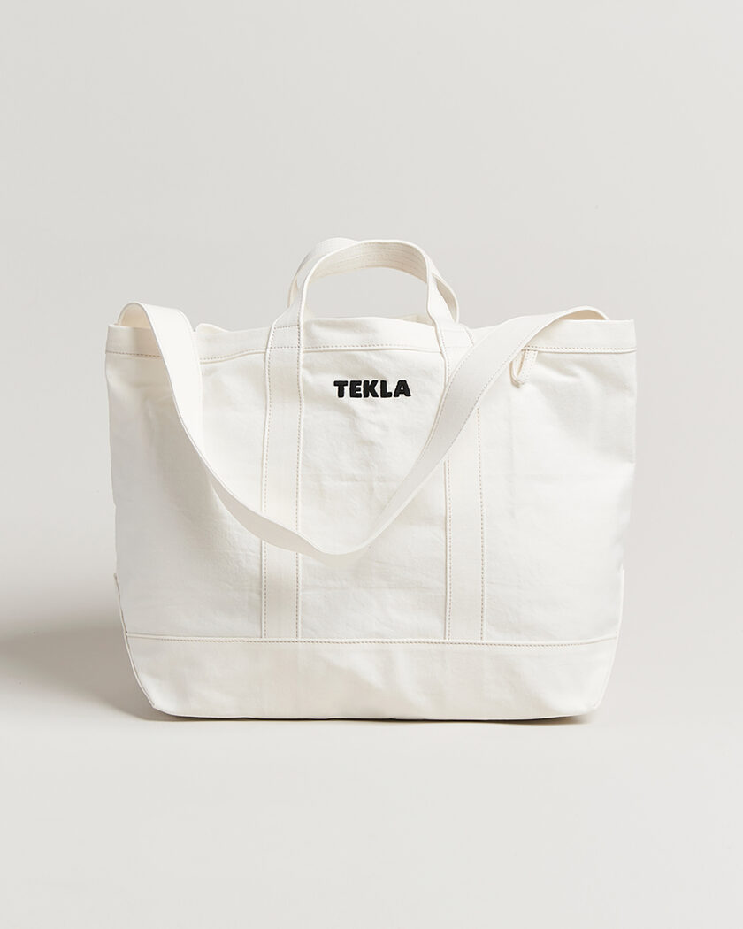 Tekla Beach Bag Ivory – Hvid