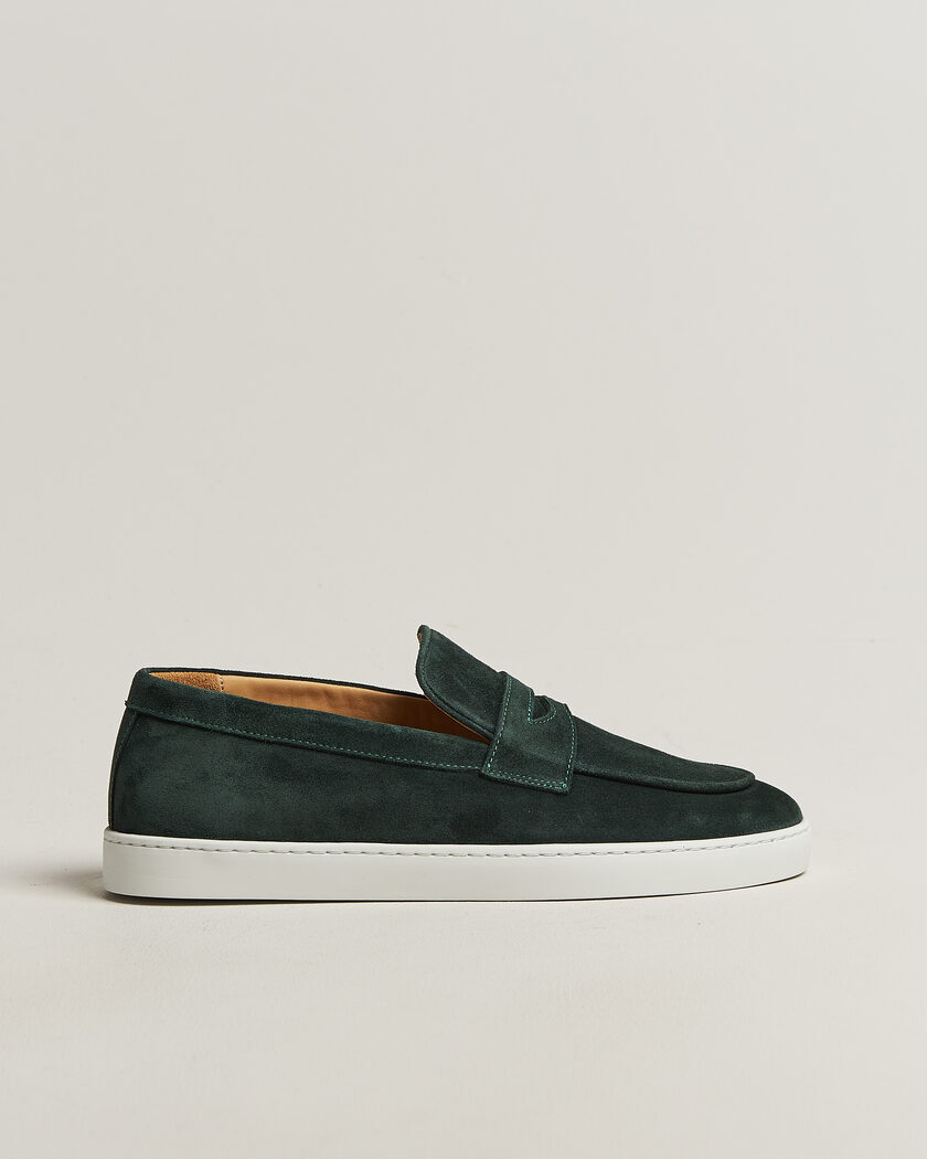 Fliteless Suede Penny Sneaker Green – Grøn