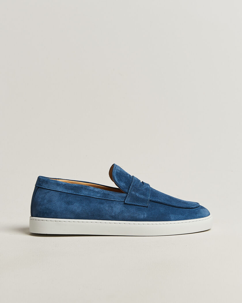 Fliteless Suede Penny Sneaker Ocean – Blå