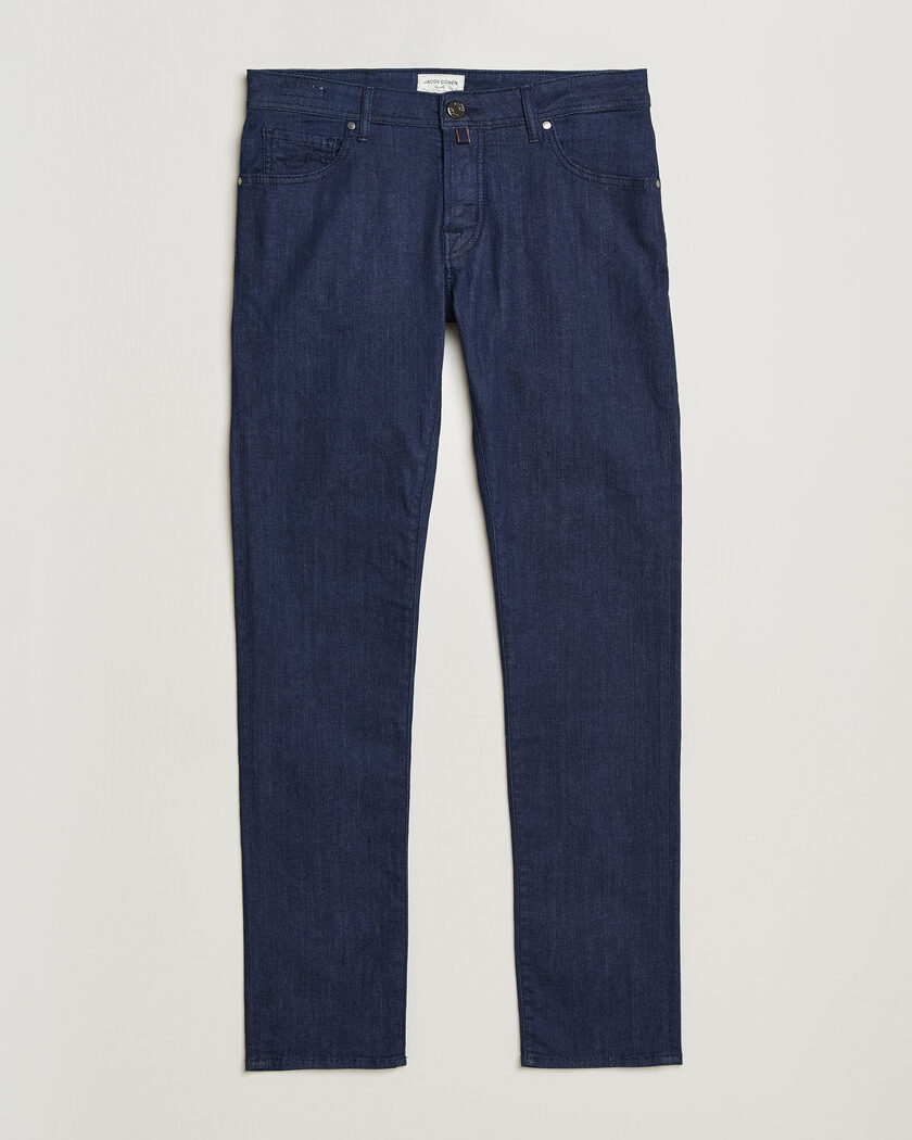 Jacob Cohën Nick Slim Fit Super Stretch Jeans Rinse Wash – Blå