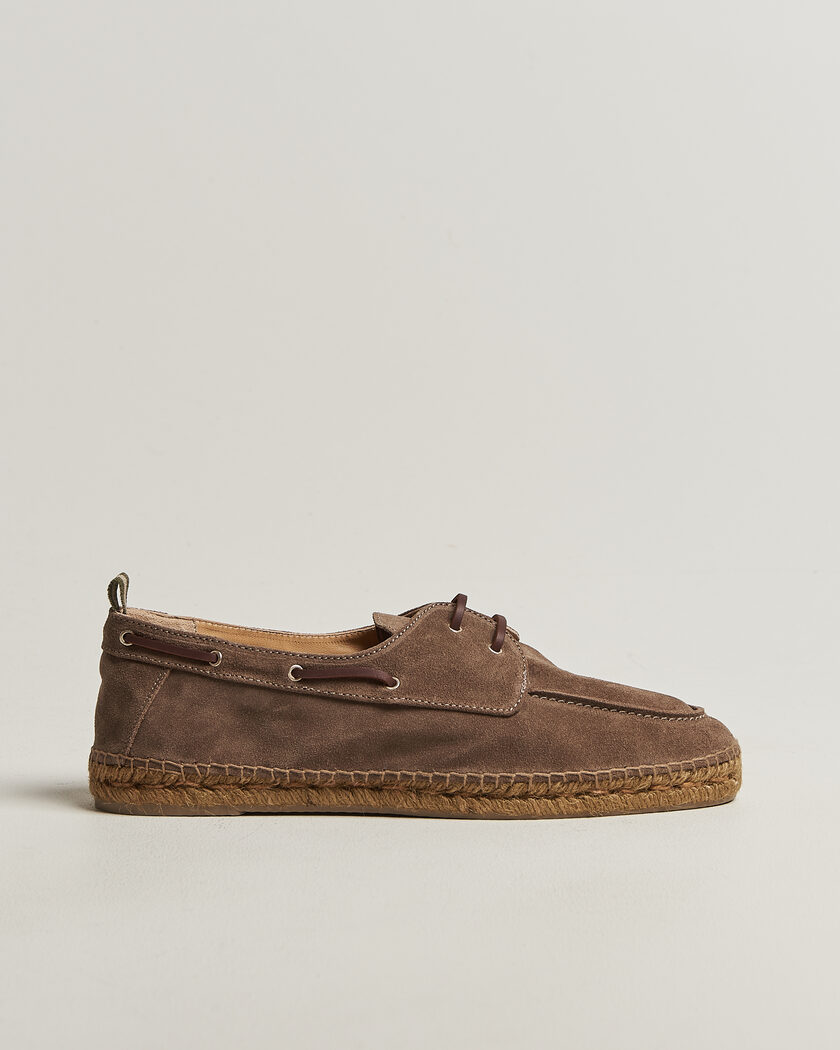 Castañer Nemo Casual Suede Boat Shoe Topo – Brun