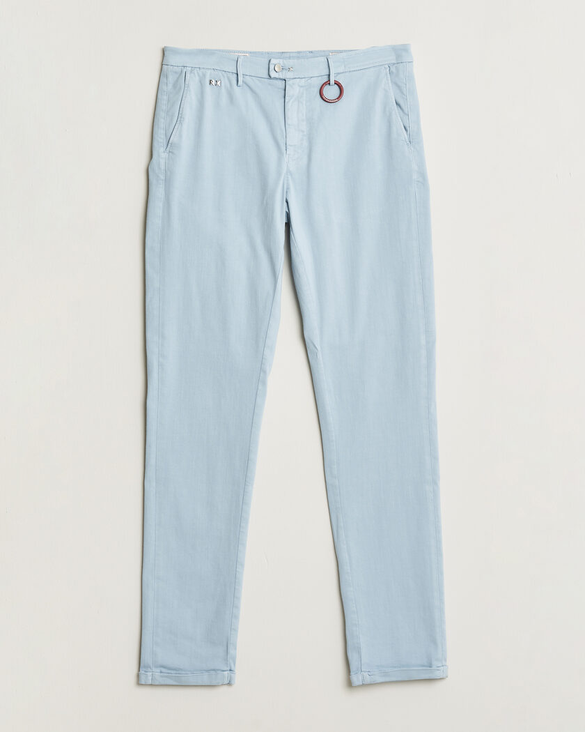 Tramarossa Luis Superstrech Cotton Chino Water – Blå