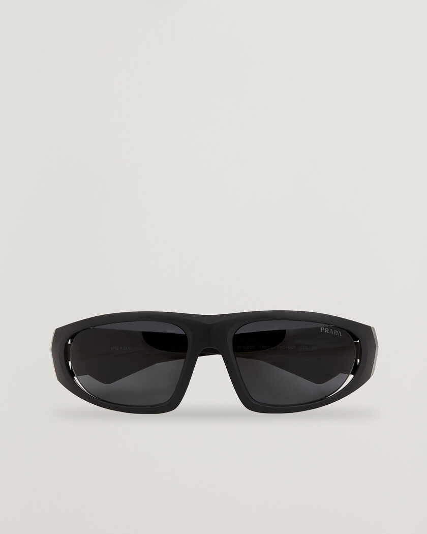Prada Linea Rossa 0PS B03S Sunglasses Matte Black – Sort