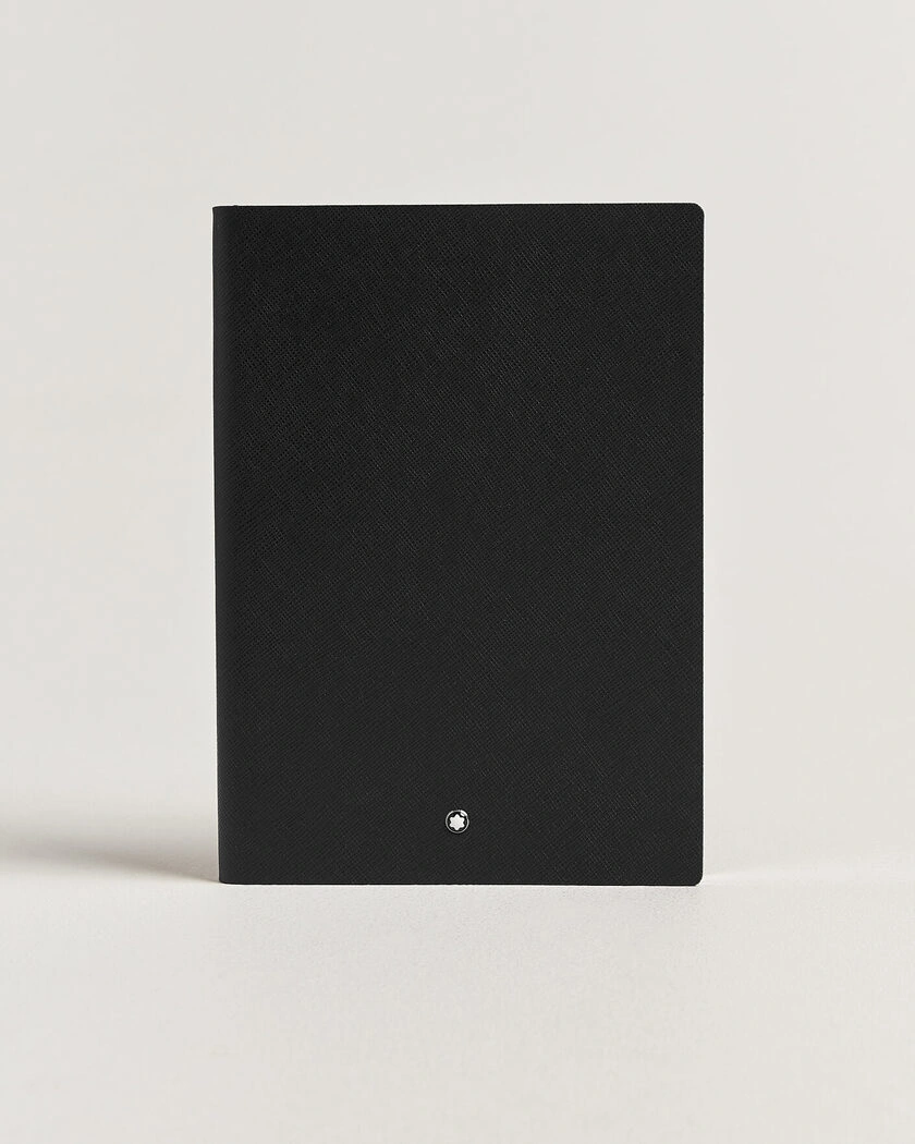 Montblanc Sartorial Leather Medium Notebook, Lined Black – Sort