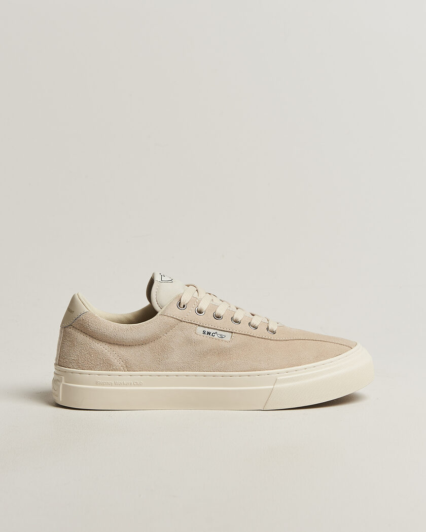 Stepney Workers Club Dellow 02 Cupsole Suede Sneaker Oat – Beige