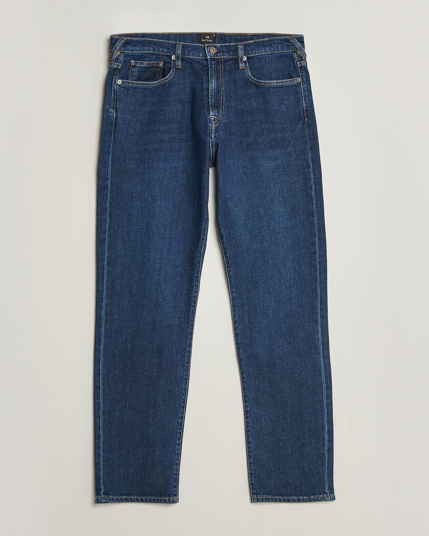 PS Paul Smith Relaxed Tapered Fit Jeans Dark Blue – Blå