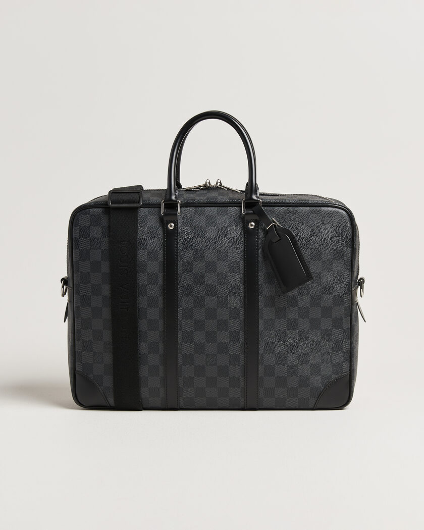 Louis Vuitton Pre-Owned Porte Documents Voyage Damier Graphite – Sort