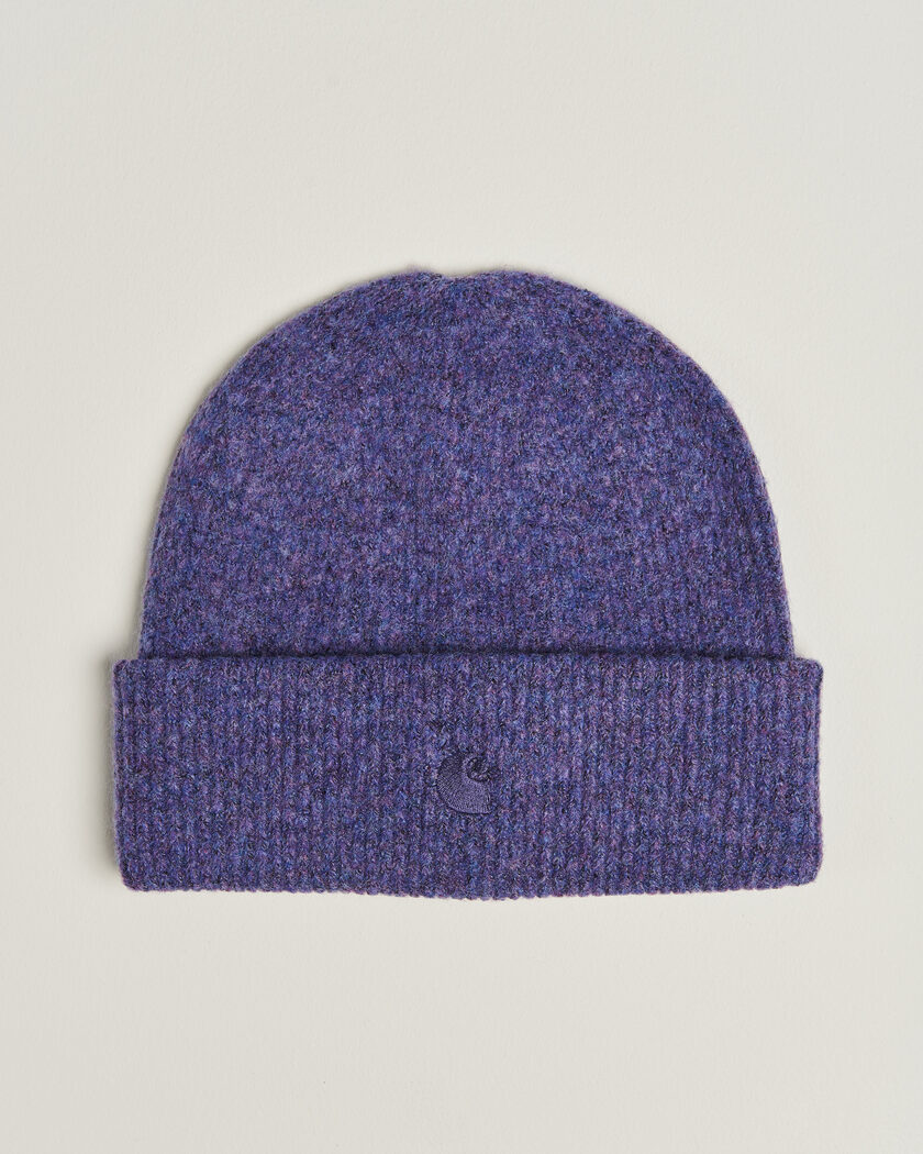 Carhartt WIP Curtis Tonal Logo Beanie Shady Purple – Lilla