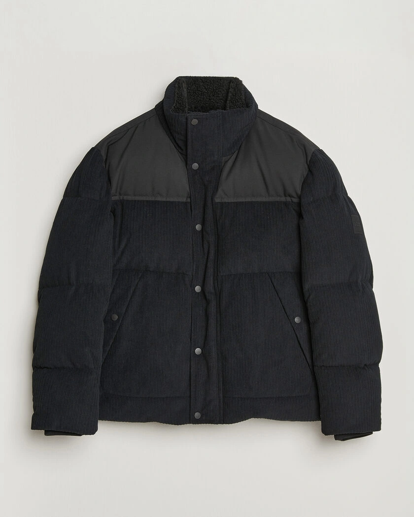 BOSS ORANGE Ocord Corduroy Jacket Black – Sort