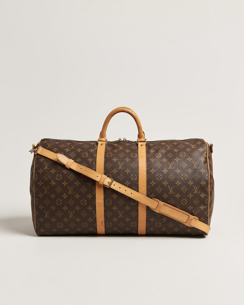Louis Vuitton Pre-Owned Keepall Bandouliére 55 Monogram – Brun