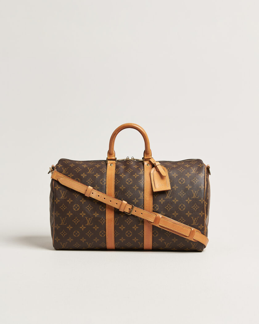 Louis Vuitton Pre-Owned Keepall 45 Bandoulière Monogram – Brun