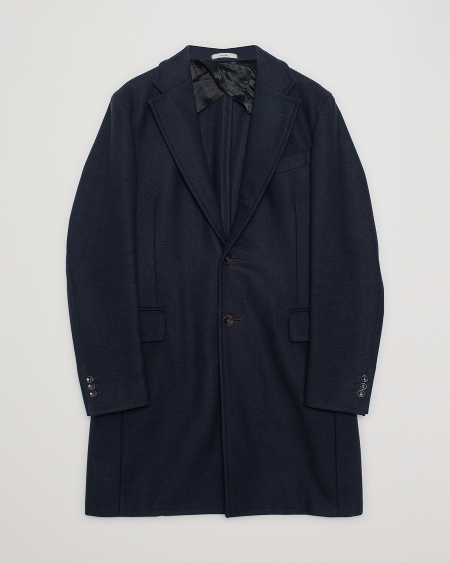 Herre | Pre-owned tøj & sko | Pre-owned | Boglioli Dover Wool Coat Navy 50