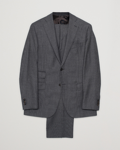 Caruso Wool Suit Dark Grey 50