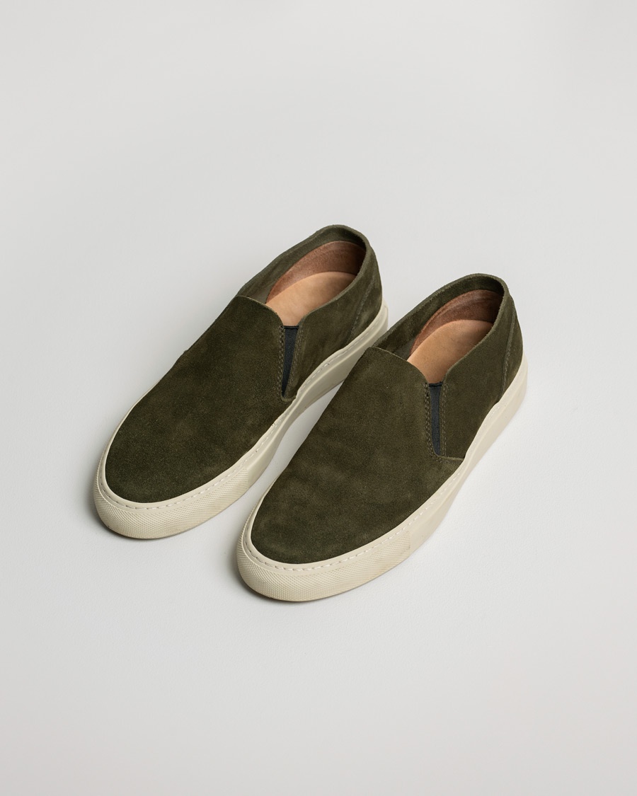 Herre | Pre-owned tøj & sko | Pre-owned | Buttero Suede Slip On Sneaker Green