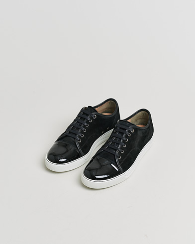 Pre-owned Lanvin DBB1 Patent Cap Toe Sneaker Black UK10 - EU44 – Sort