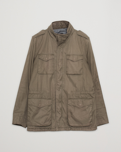 Herno Cotton Field Jacket Army Green