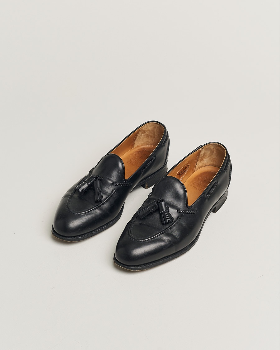 Herre | Pre-owned tøj & sko | Pre-owned | Edward Green Belgravia Tassel Loafer Black Calf