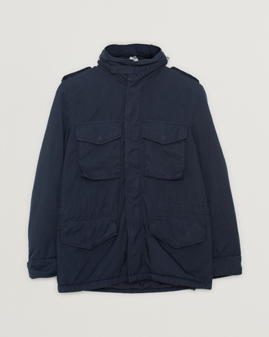 Aspesi Garment Dyed Field Jacket Navy