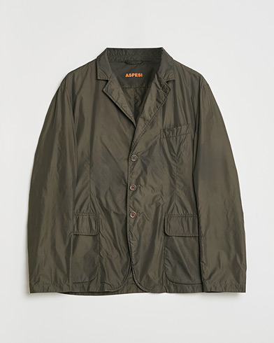Pre-owned Aspesi Nylon Blazer Army Green XL – Grøn