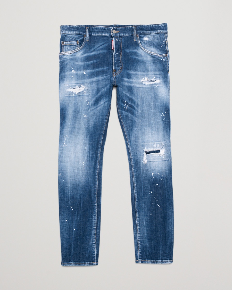 Herre | Pre-owned tøj & sko | Pre-owned | Dsquared2 Skater Jeans Light Blue Wash